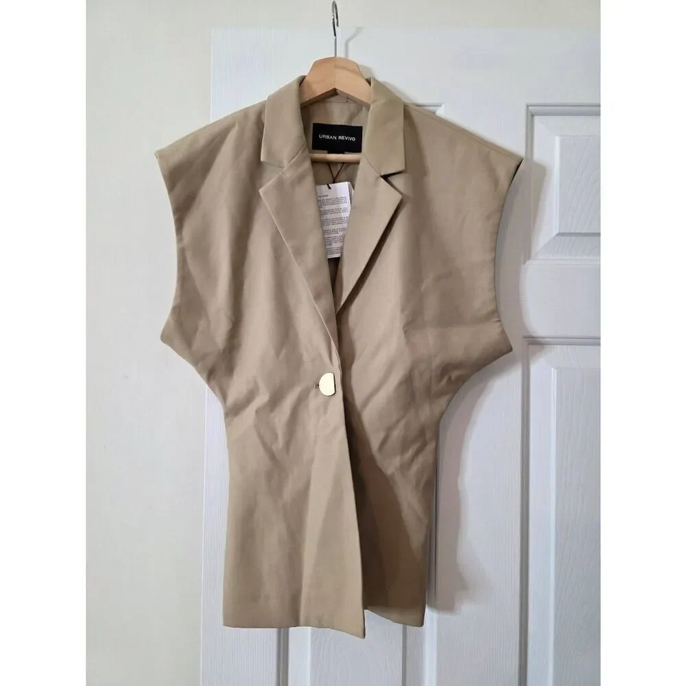 Urban revivo Skater Skinny Waistcoat S NWT
